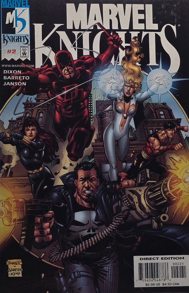Marvel Knights #2 (Dixon / Barreto / Janson — Daredevil, Punisher, Cloak & Dagger)