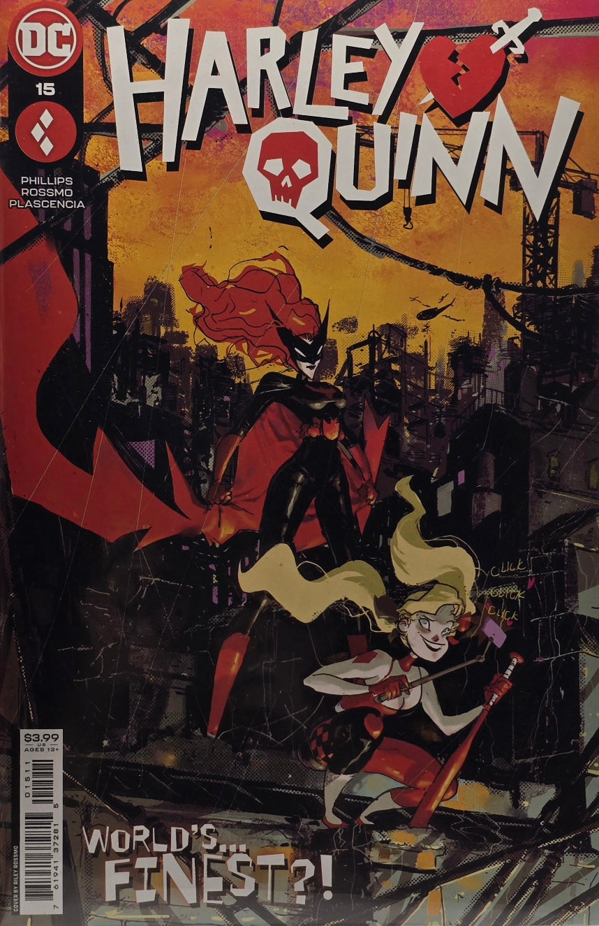 Harley Quinn #15 (DC Comics) — “World’s… Finest?!” — Batwoman Cover — Phillips / Rossmo / Plascencia