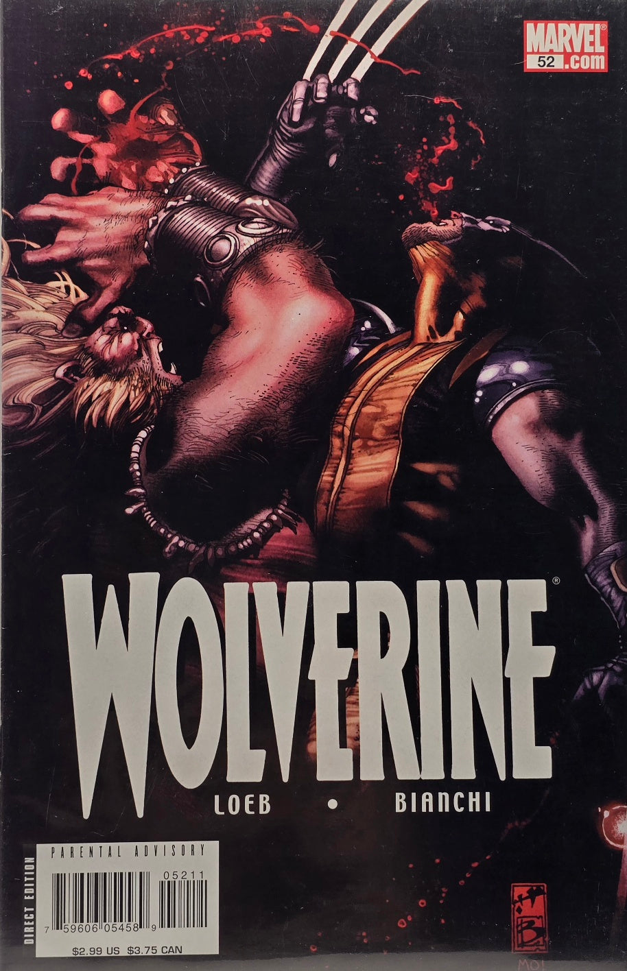 Wolverine #52 — Loeb/Bianchi (Marvel)
