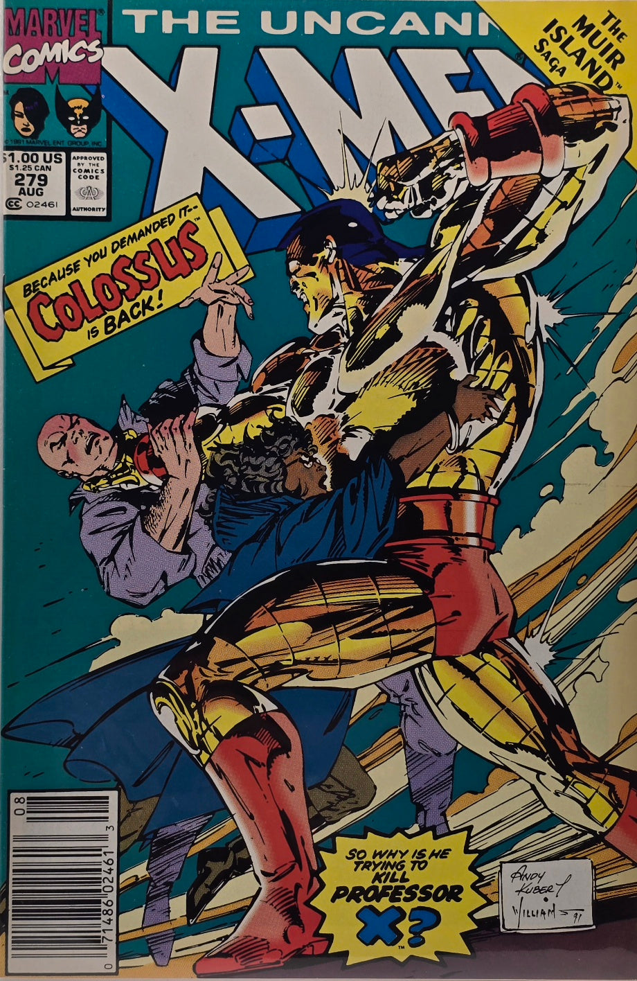 The Uncanny X-Men #279 (August 1991) — The Muir Island Saga