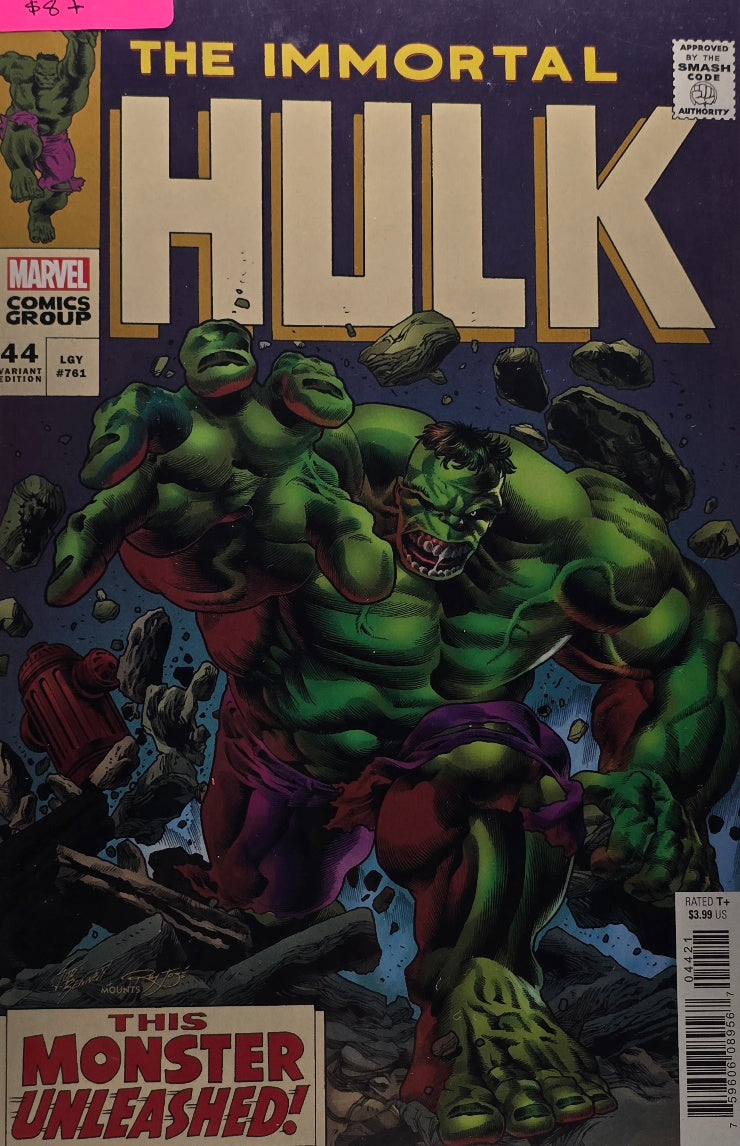 The Immortal Hulk #44 — This Monster Unleashed! — Variant Edition (Marvel)
