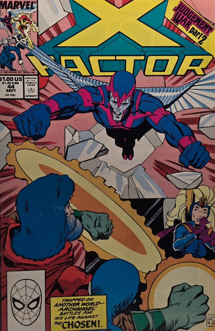 X-Factor #44 — Judgement War Part 2 — Direct Edition (Marvel, September 1989)