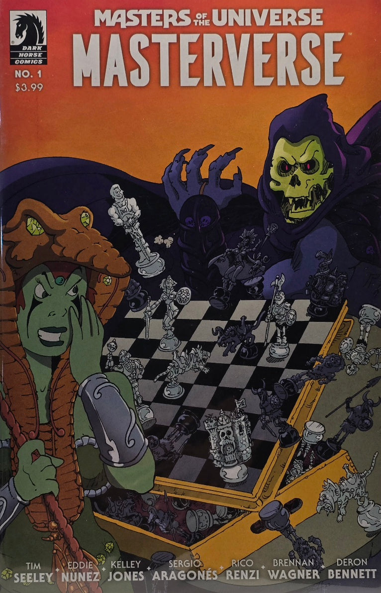 Masters of the Universe: Masterverse #1 — Skeletor Chessboard Cover (Dark Horse)