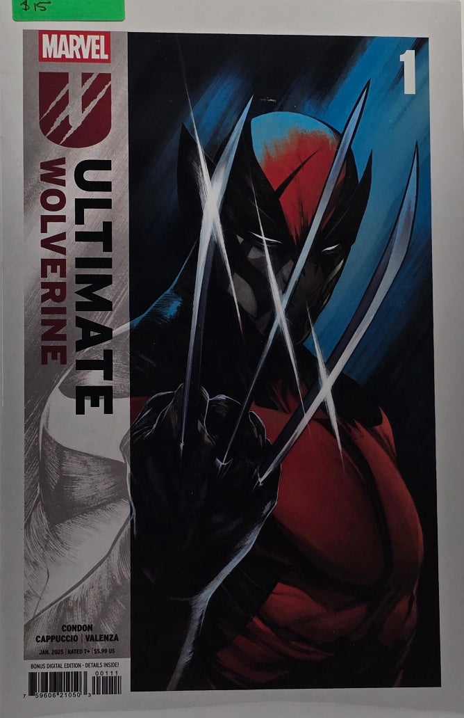 Ultimate Wolverine #1 (Condon/Cappuccio/Valenza — Marvel, January 2025)