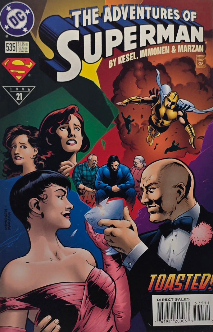 The Adventures of Superman #535 (DC Comics, 1996) — Toasted! — Kesel, Immonen & Marzan