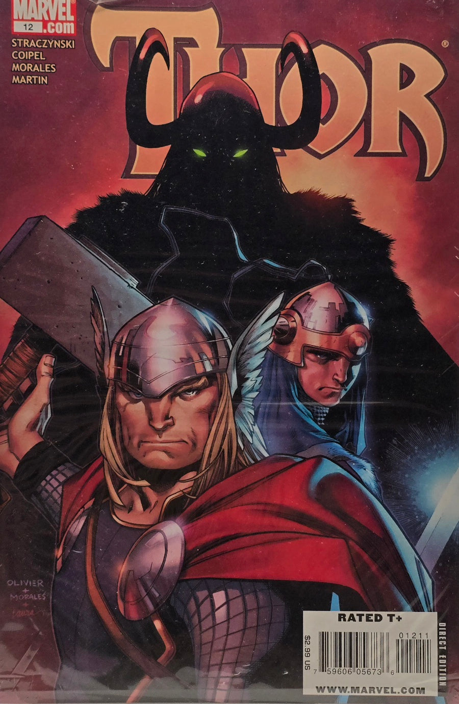 Thor #12 (Marvel) — Straczynski / Coipel / Morales / Martin — Direct Edition