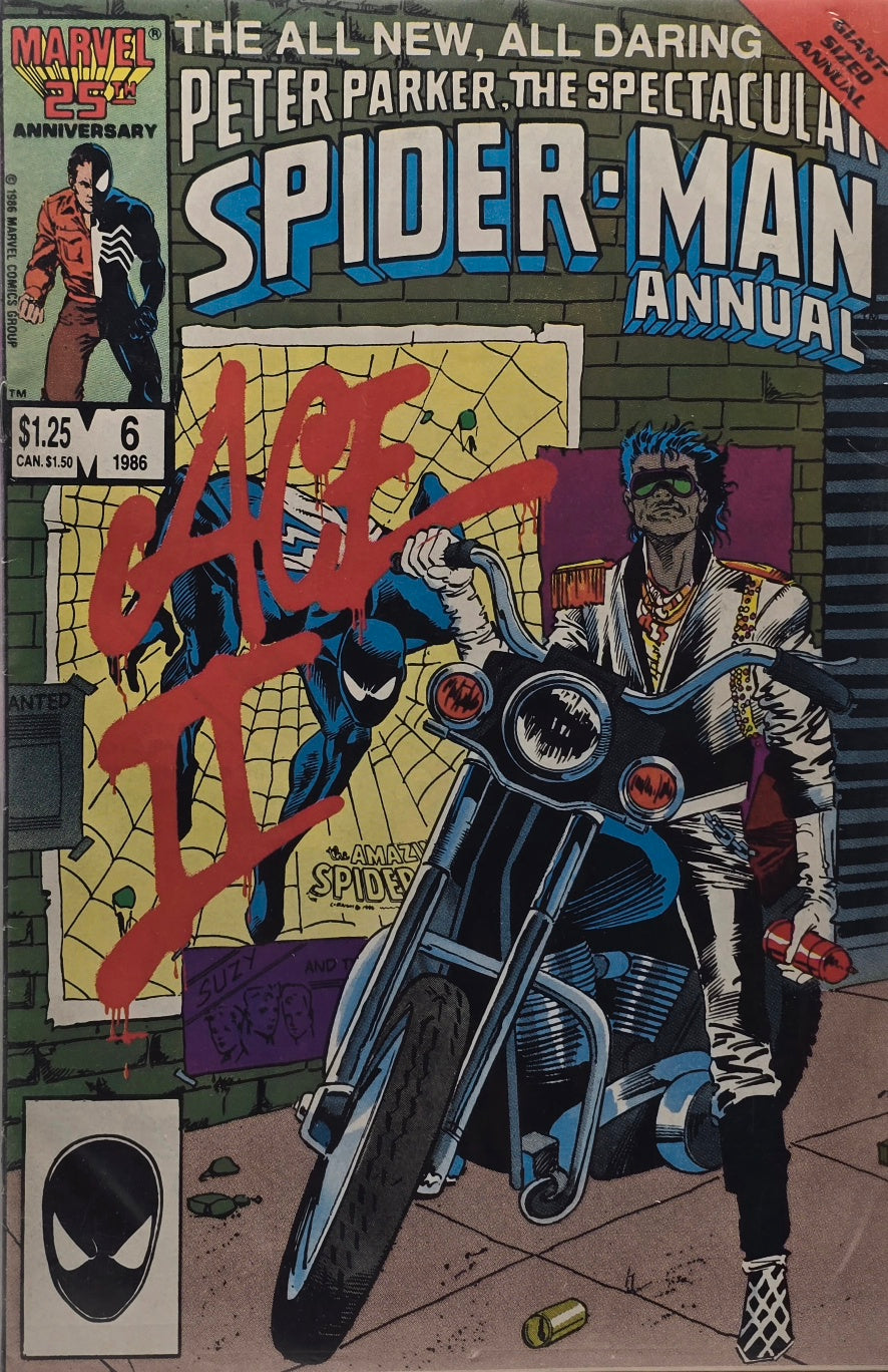 Peter Parker, The Spectacular Spider-Man Annual #6 — Giant-Sized Annual! Reader Copy (1986)