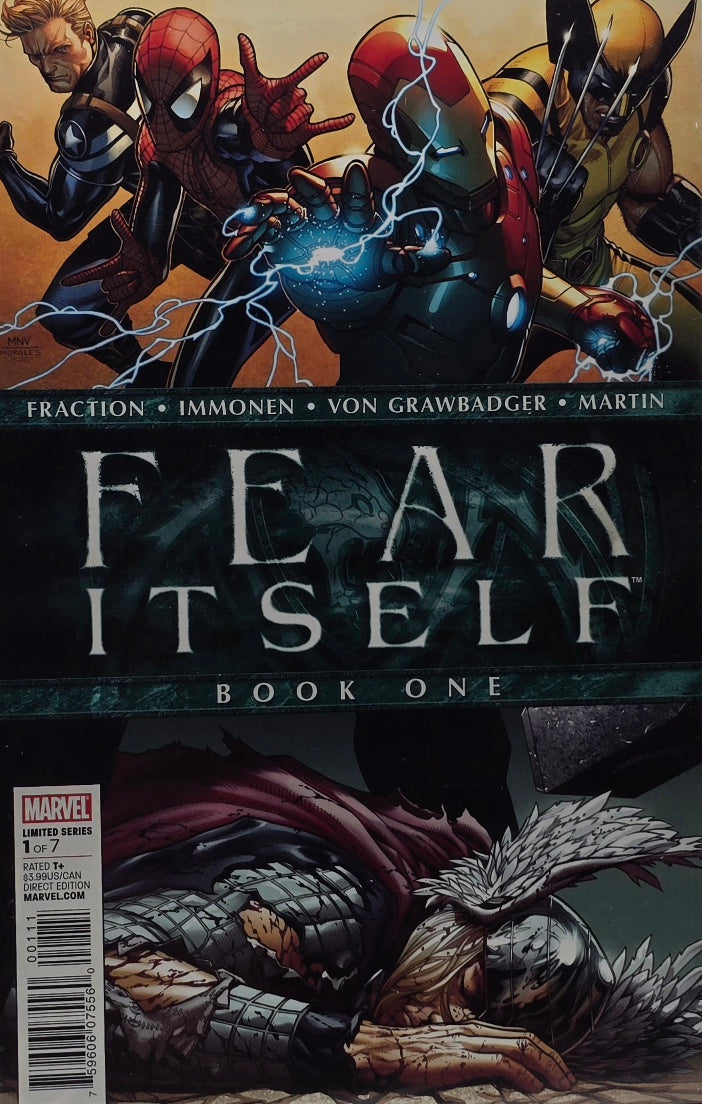 Fear Itself #1 — Book One of Seven (Marvel Comics, 2011) — Fraction, Immonen, Von Grawbadger & Martin