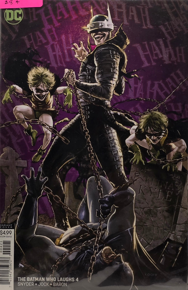 The Batman Who Laughs #4 — Variant Cover — Purple Chains & Robins (DC)