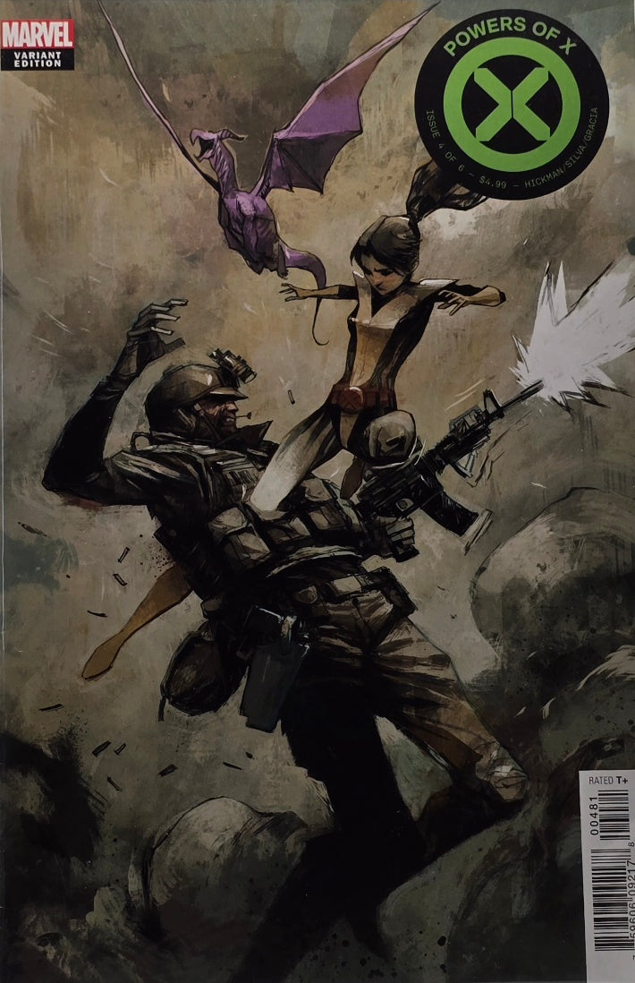 Powers of X #4 of 6 (Marvel Comics, 2019) — Variant Edition — Magik & Lockheed — Hickman, Silva & Gracia
