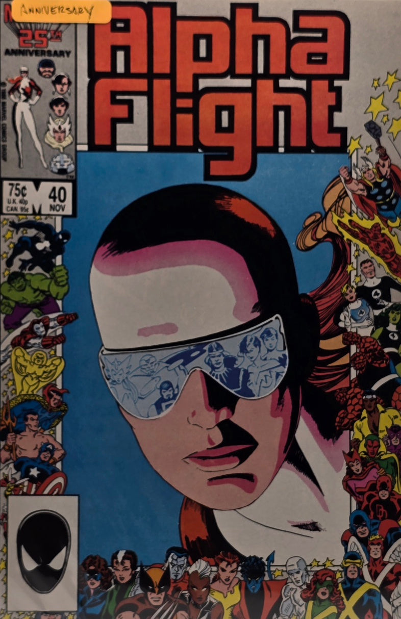 Alpha Flight #40 — Marvel 25th Anniversary (Marvel, 1986)