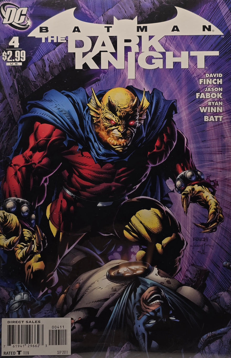 Batman: The Dark Knight #4 (DC Comics) — David Finch / Jason Fabok / Ryan Winn / Batt — Sep 2011