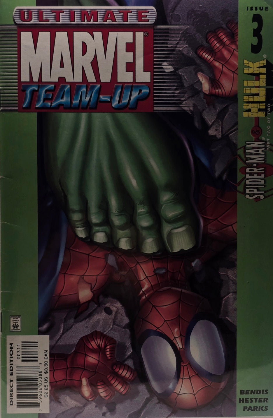 Ultimate Marvel Team-Up #3 — Spider-Man & Hulk, Part 2 of 2 (Marvel) — Bendis, Hester & Parks
