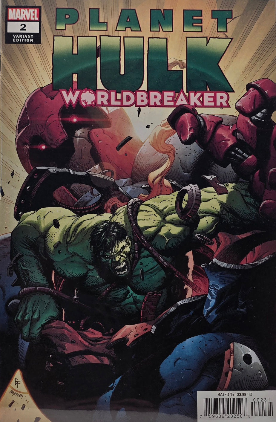 Planet Hulk: Worldbreaker #2 — Variant Edition (Marvel Comics) — Anderson Cover