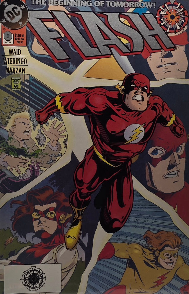 The Flash #0 — "The Beginning of Tomorrow!" (Waid / Wieringo / Marzan — DC Comics, October 1994)