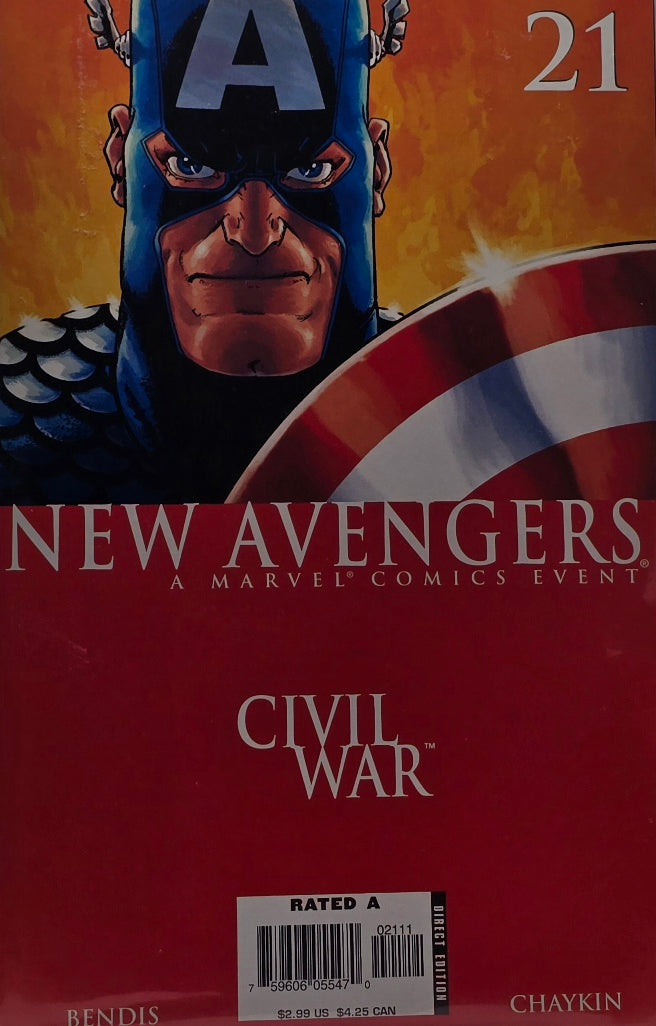 New Avengers #21 — Civil War (Marvel Comics) — Bendis & Chaykin