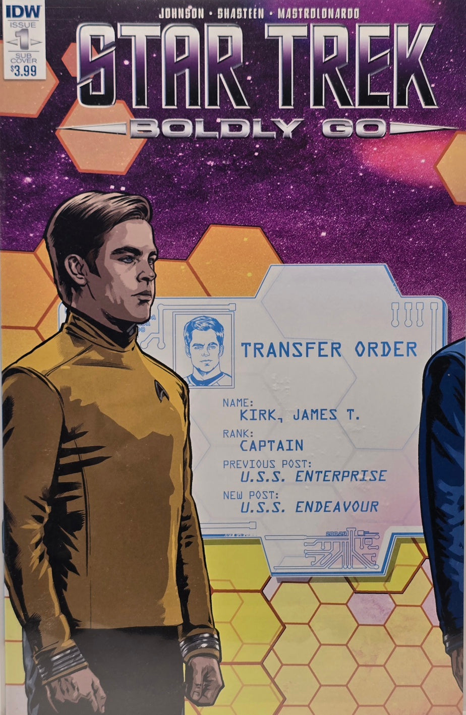 Star Trek: Boldly Go #1 (Sub Cover)