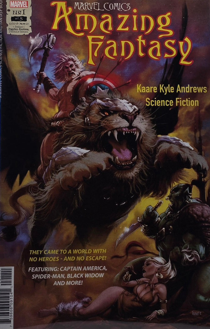 Amazing Fantasy #1 of 5 (Marvel Comics, 2021) — Kaare Kyle Andrews