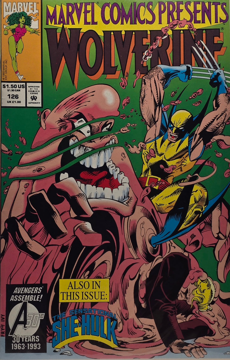 Marvel Comics Presents #126 — Wolverine & The Sensational She-Hulk (1993)