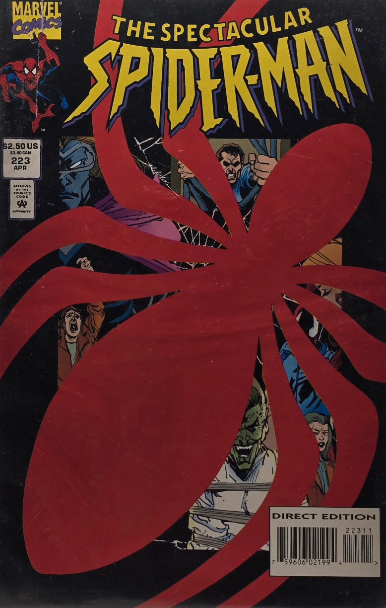 The Spectacular Spider-Man #223 (Marvel Comics, April 1995) — Direct Edition