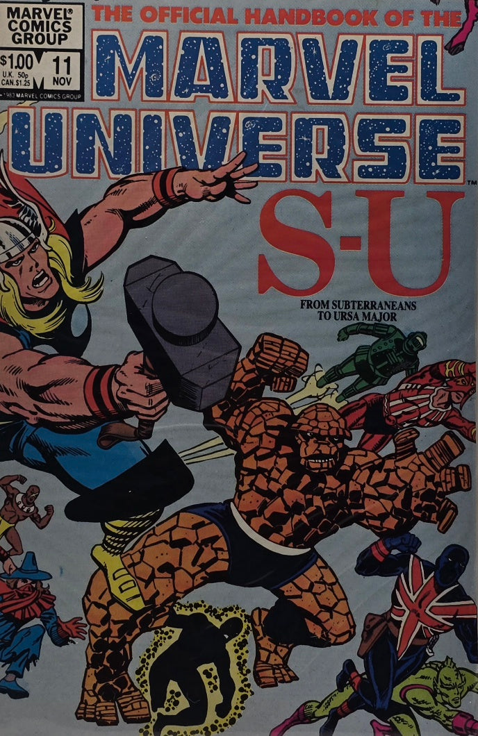 Official Handbook of the Marvel Universe #11 — "S-U: Subterraneans to Ursa Major" (Marvel Comics, November 1983)
