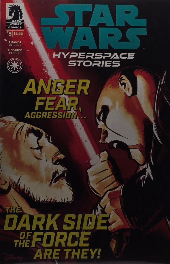 Star Wars Hyperspace Stories #5 Dark Horse Comics cover featuring Obi-Wan and Sith