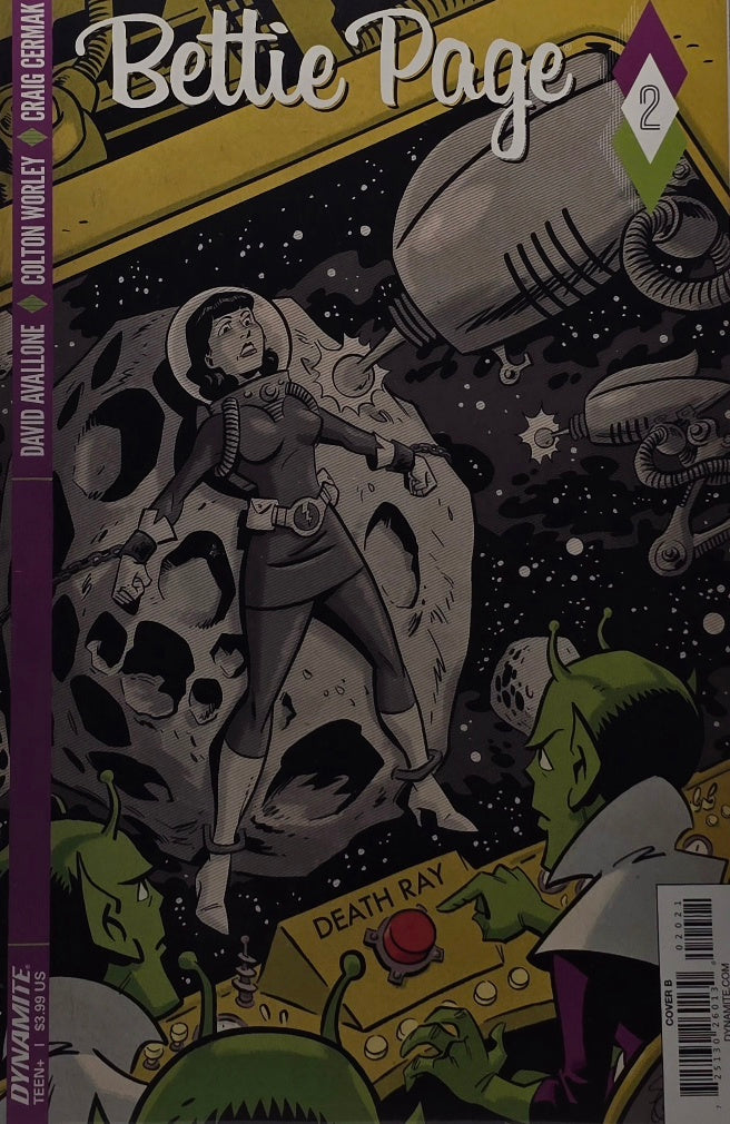 Bettie Page #2 — Cover B (Dynamite Entertainment)