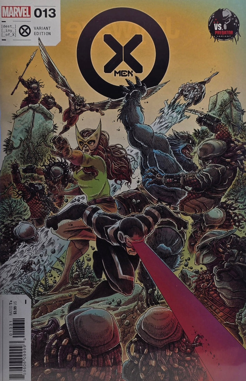 X-Men #13 (Marvel Comics) — Vs. Predator Variant Edition — Destiny of X