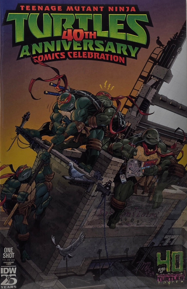 Teenage Mutant Ninja Turtles: 40th Anniversary Comics Celebration — Anniversary Cover (IDW Publishing)