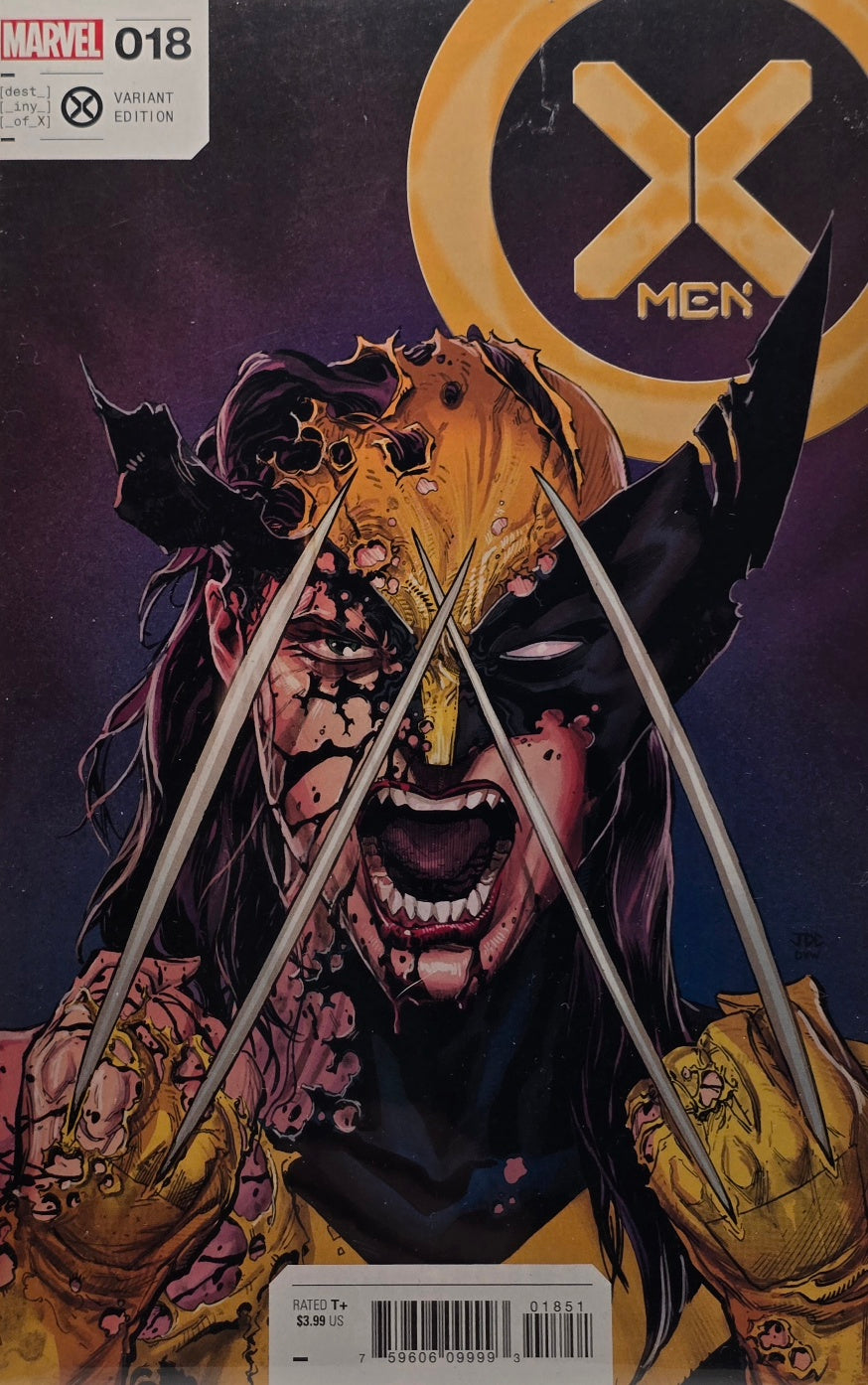 X-Men #18 (Marvel) — Variant Edition — Destiny of X — Wolverine Decaying Face Cover