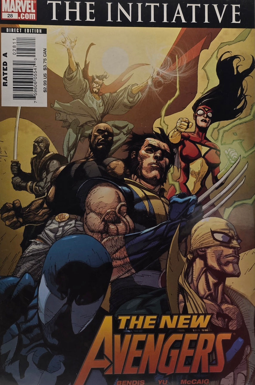 The New Avengers #28 — The Initiative (Marvel Comics) — Bendis, Yu & McCaig