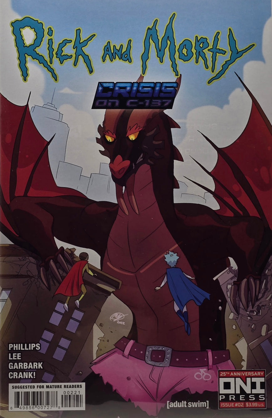 Rick & Morty: Crisis on C-137 #2 — Kaiju Dragon Cover (2023)