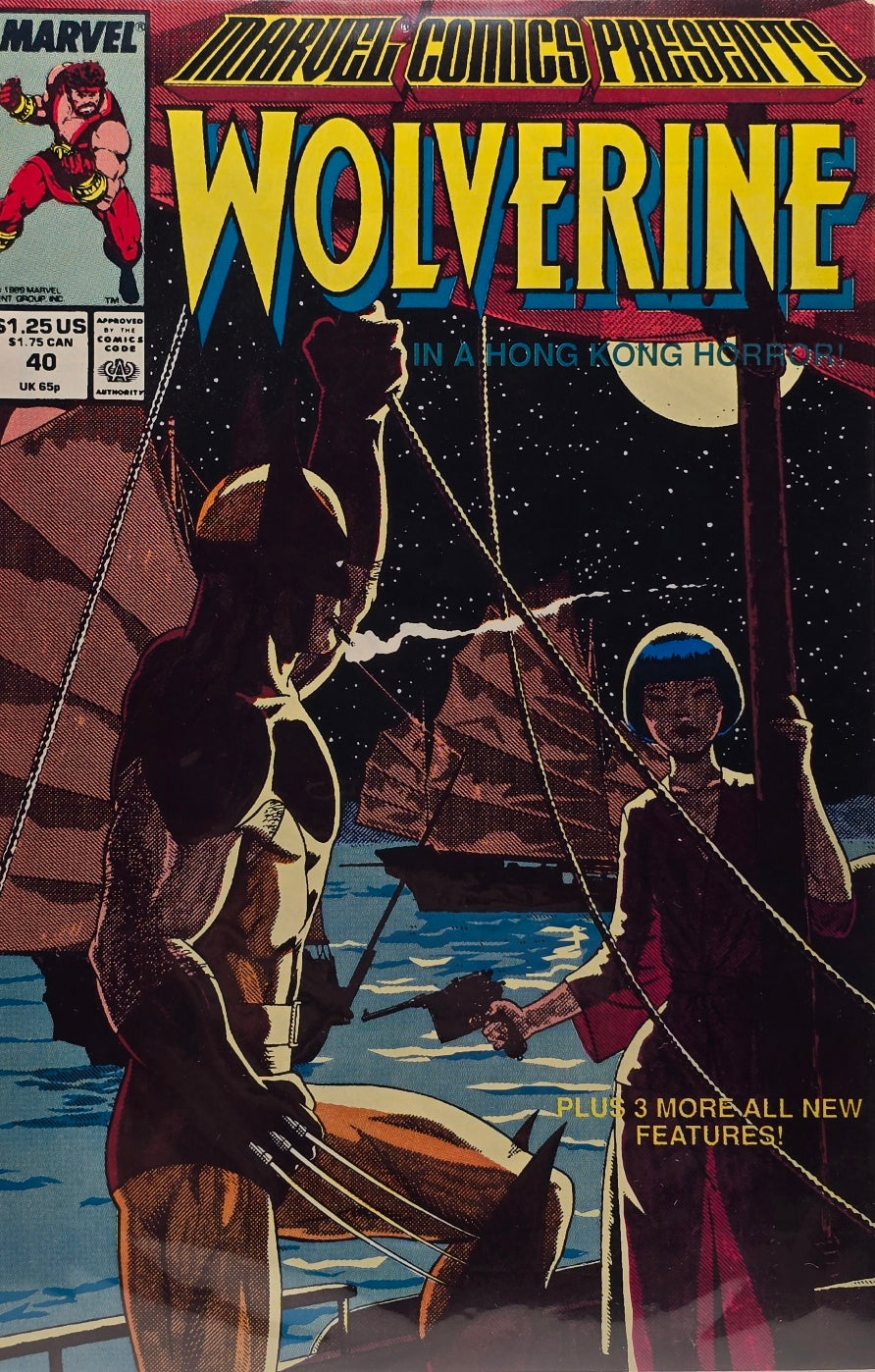 Marvel Comics Presents #40 — Wolverine in a Hong Kong Horror! (1990)