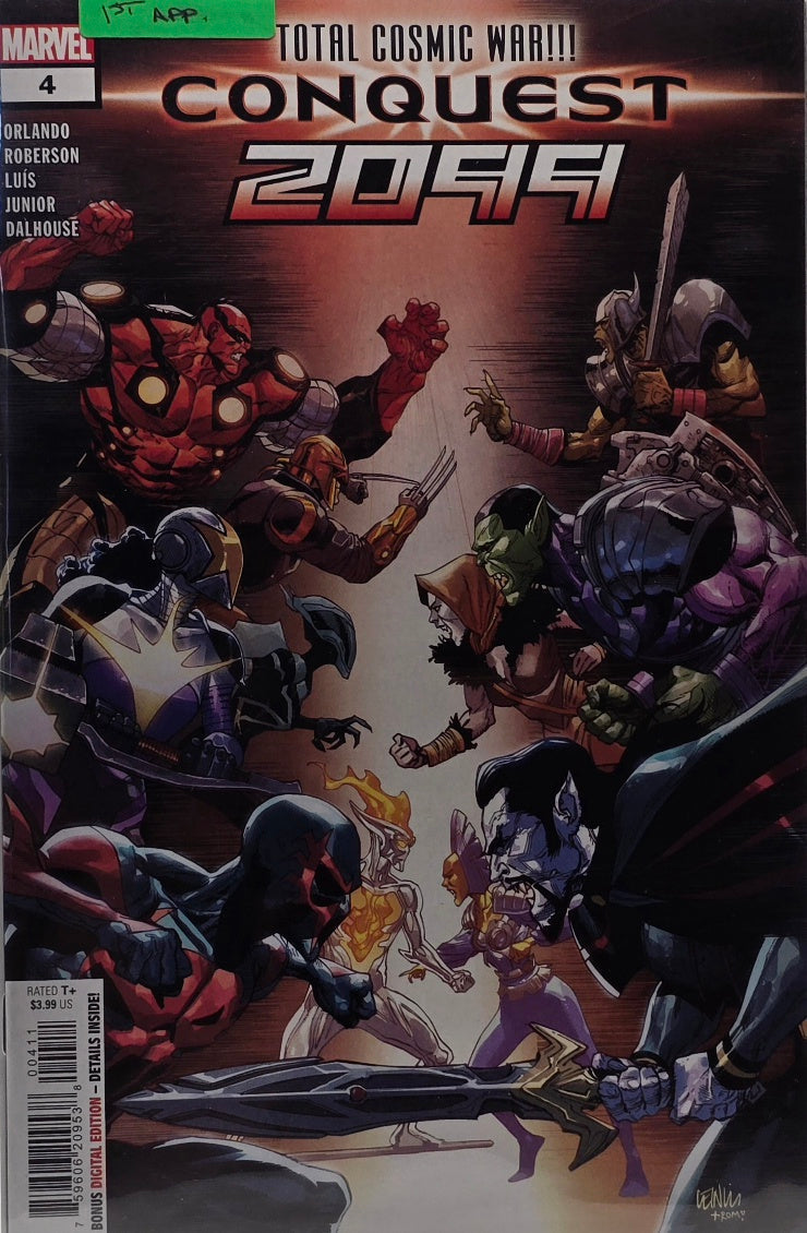 Conquest 2099 #4 (Marvel Comics) — 1st Appearance — Total Cosmic War!!! — Orlando, Roberson, Luís, Junior & Dalhouse