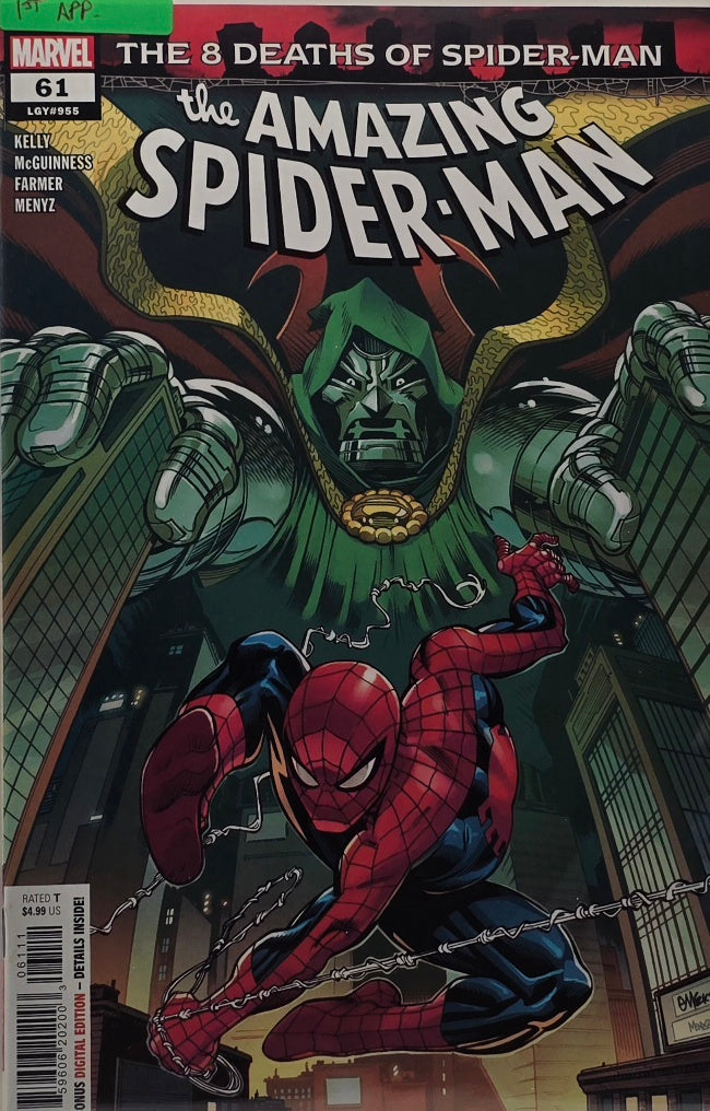 Amazing Spider-Man #61 (LGY#955) — 1st Appearance! — "The 8 Deaths of Spider-Man" (Marvel, 2024)