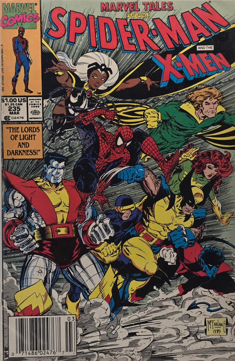 Marvel Tales #235 — Spider-Man and the X-Men (Marvel, 1990)