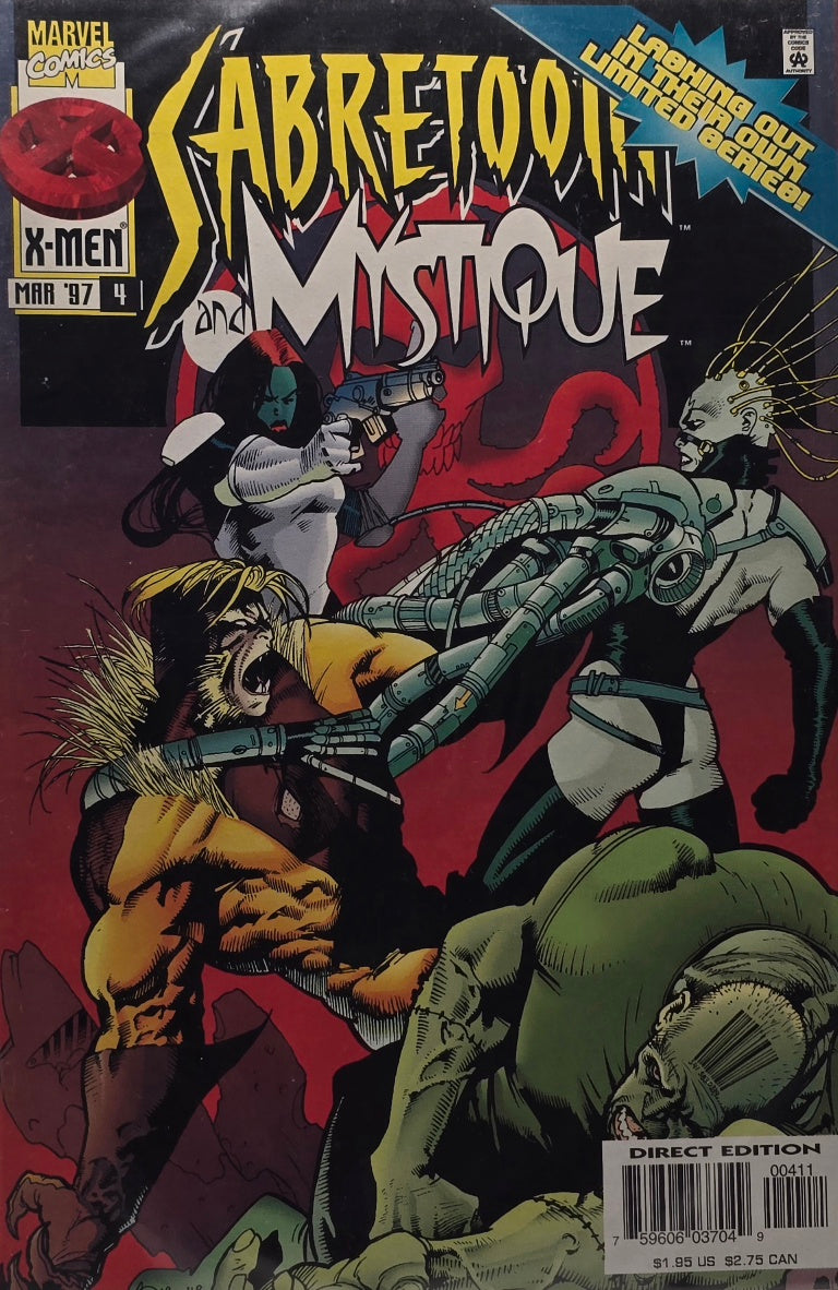 Sabretooth and Mystique #4 — "The Darker Side of Destiny" (Marvel Comics, March 1997) — Final Issue