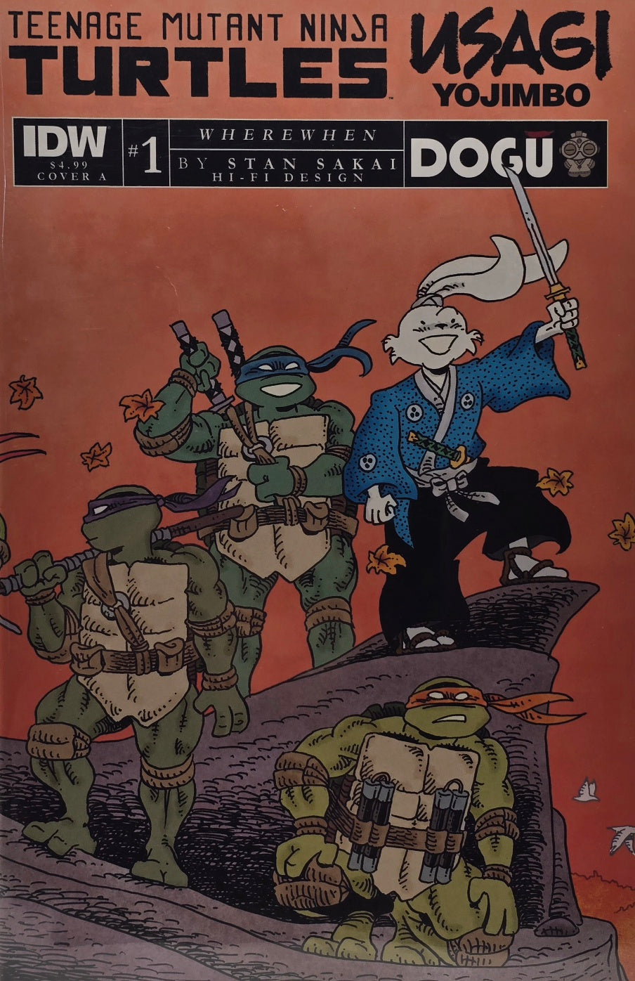 TMNT / Usagi Yojimbo: Wherewhen #1 — Cover A (IDW)