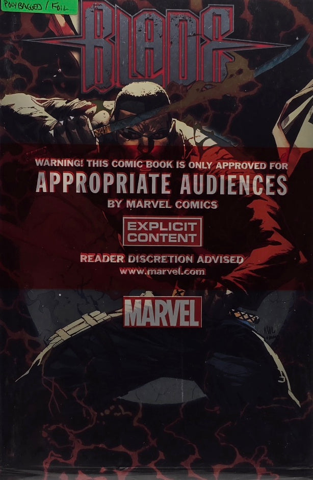 Blade — Poly Bagged / Foil Cover Edition — Explicit Content (Marvel Comics)