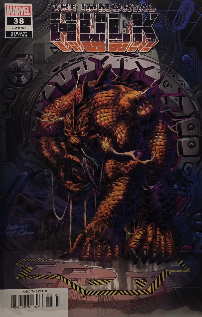 Immortal Hulk #38 (Marvel) — LGY#755 — Variant Edition — Joe Bennett / Ruy José