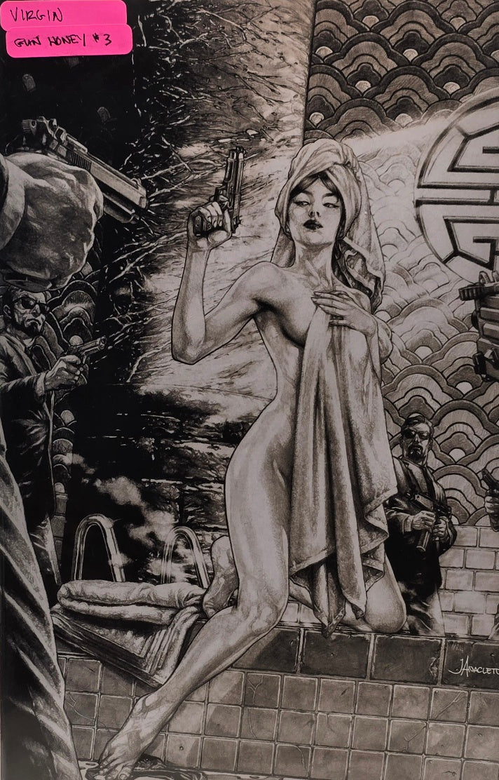 Gun Honey #3 (Titan Comics) — Virgin Ratio 1:10 Variant — J. Hacleto Cover