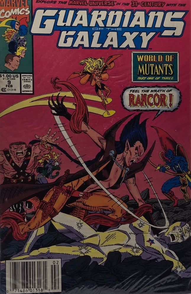 Guardians of the Galaxy #9 — World of Mutants Part 1 of 3: Feel the Wrath of Rancor! (Marvel Comics)