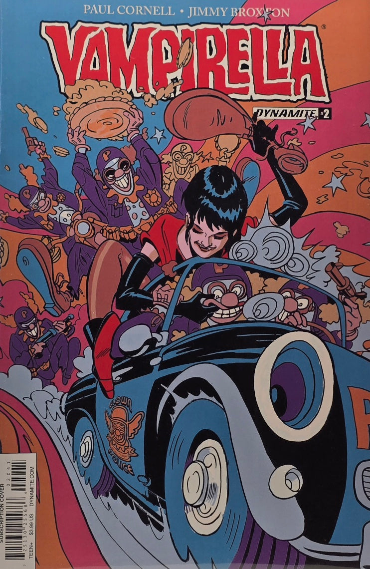 Vampirella #2 Subscription Cover (Dynamite) — Cornell & Broxton