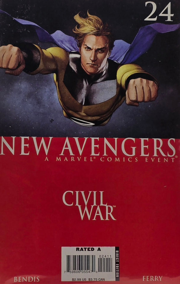 New Avengers #24 — Civil War (Marvel Comics) — Bendis & Ferry
