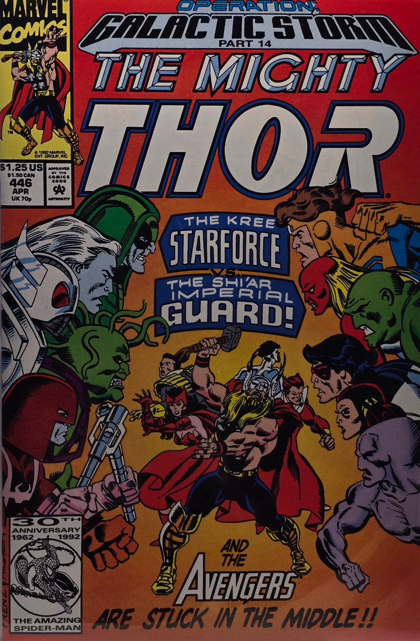 The Mighty Thor #446 — Operation: Galactic Storm Part 14 (Marvel, April 1992)