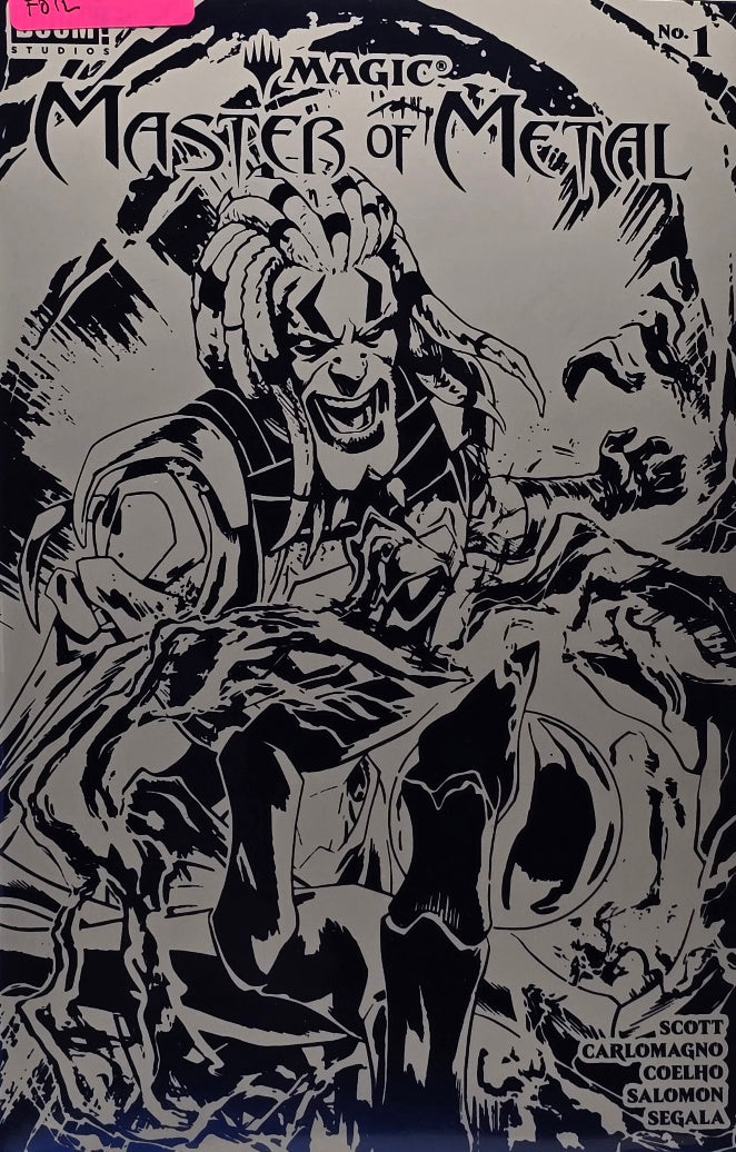 Magic: Master of Metal #1 — Silver Foil Sketch Cover (BOOM! Studios) — Scott, Carlomagno, Coelho, Salomon & Segala