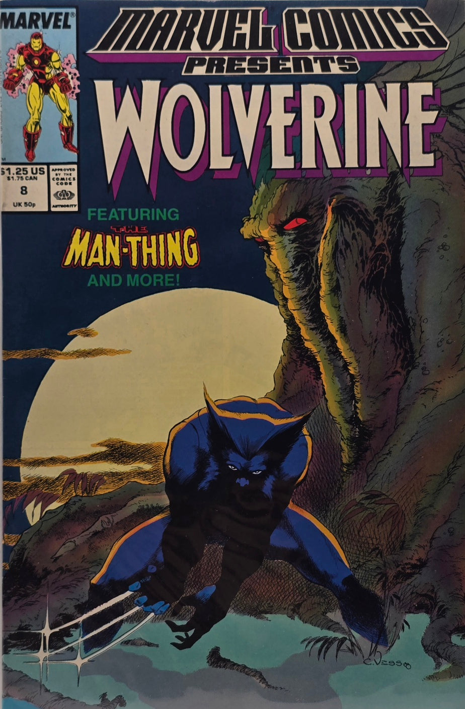 Marvel Comics Presents #8 — Wolverine & Man-Thing (1989)