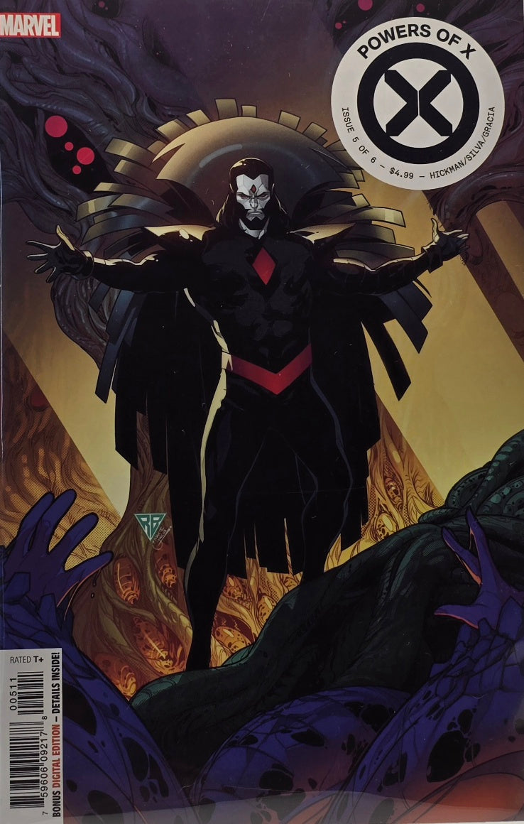 Powers of X #5 of 6 (Marvel Comics, 2019) — Mr. Sinister Cover — Hickman, Silva & Gracia