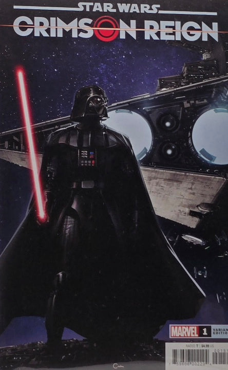 Star Wars: Crimson Reign #1 — Variant Edition — Darth Vader Lightsaber & Star Destroyer Cover (Marvel)