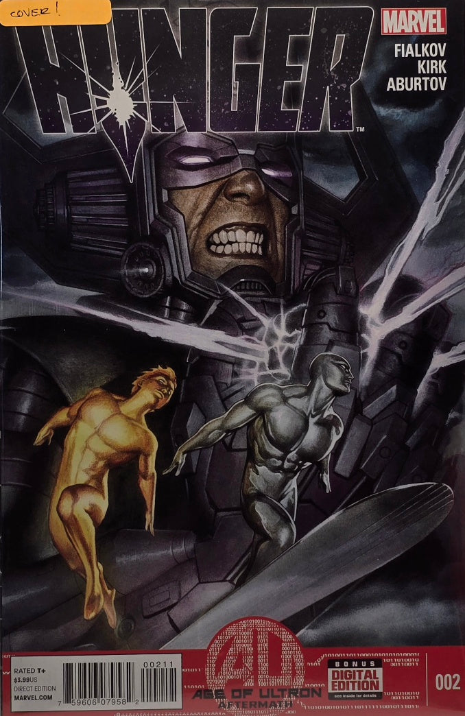 Hunger #2 (Marvel Comics) — Galactus & Silver Surfer — Fialkov, Kirk & Aburtov